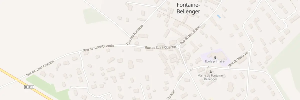Plan du 10 Rue de St Quentin à Fontaine-Bellenger