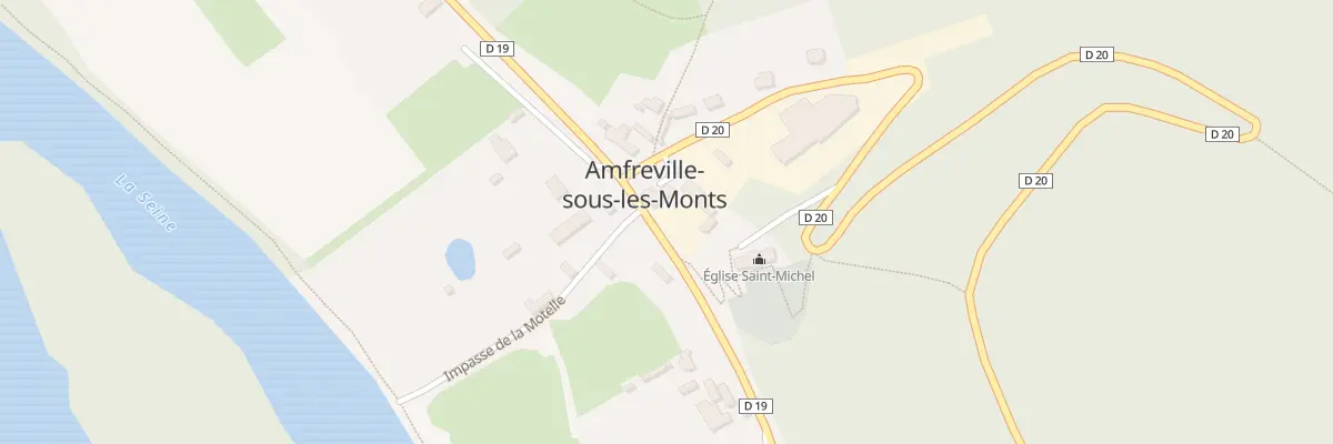 Plan du 1 Rue du Val Hamet à Amfreville-sous-les-Monts
