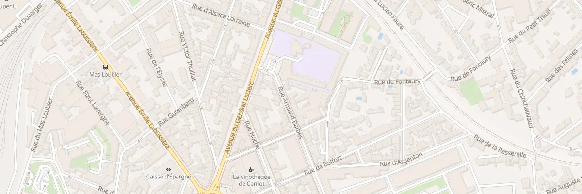 Plan du 82B Rue Armand Barbès à Limoges
