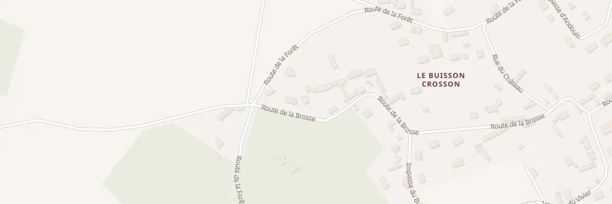 Plan du 23 Rte de la Brosse à La Baronnie