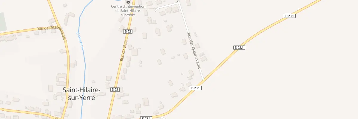 Plan du 6 Rue des 4 Vents A St Hilaire à Cloyes-les-Trois-Rivières