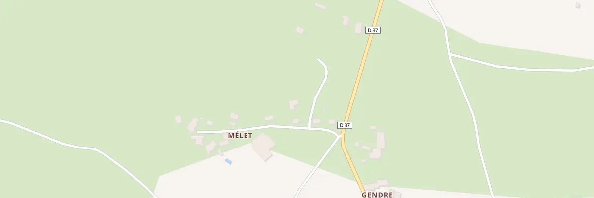 Plan du 60 Melet Nord à Sauzet