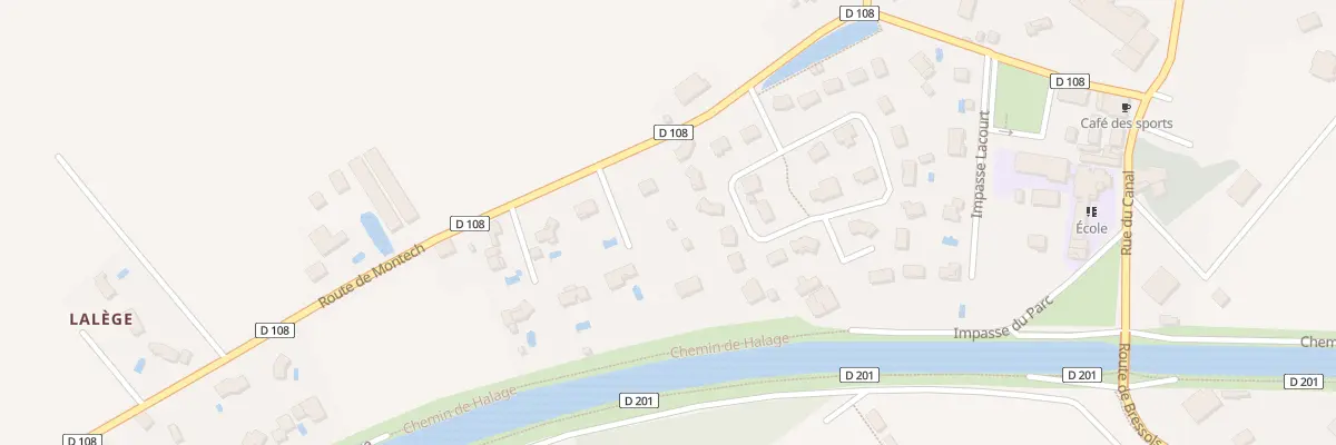 Plan du 217 Rte de Montech à Lacourt-Saint-Pierre