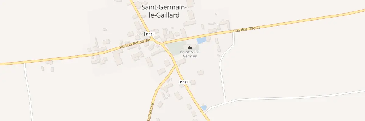 Plan du 1 Rue de la Grande Fosse à Saint-Germain-le-Gaillard