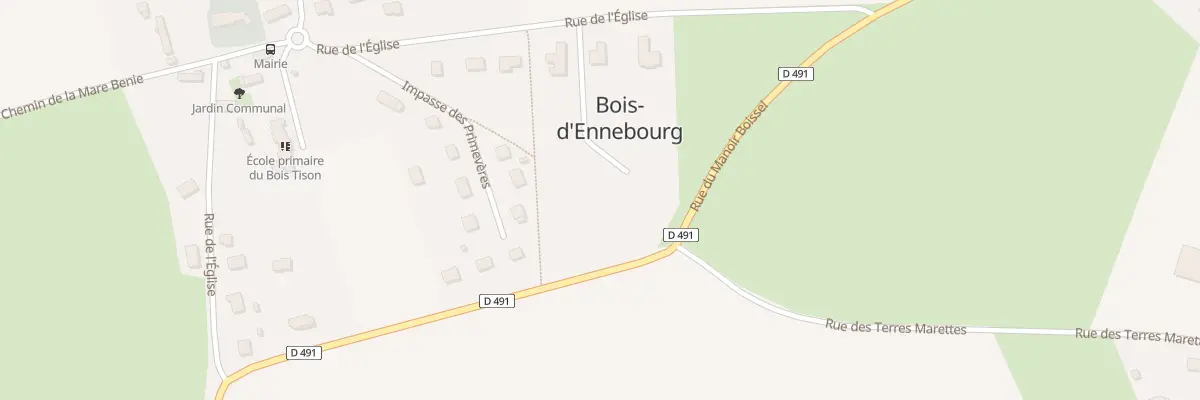 Plan du 510D Rue de l’Eglise à Bois-d’Ennebourg
