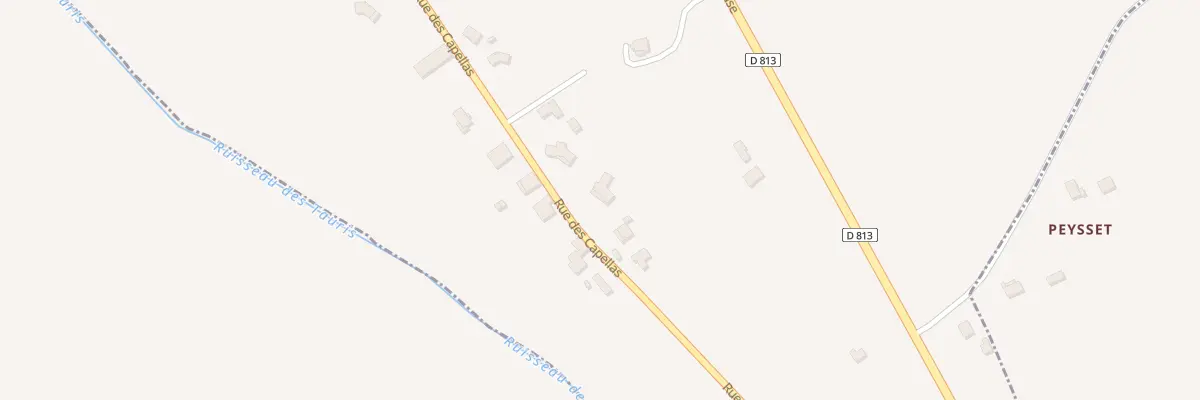Plan du 921 Rue des Capellas à Bessens