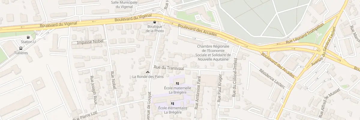 Plan du 9 Rue du Transvaal à Limoges