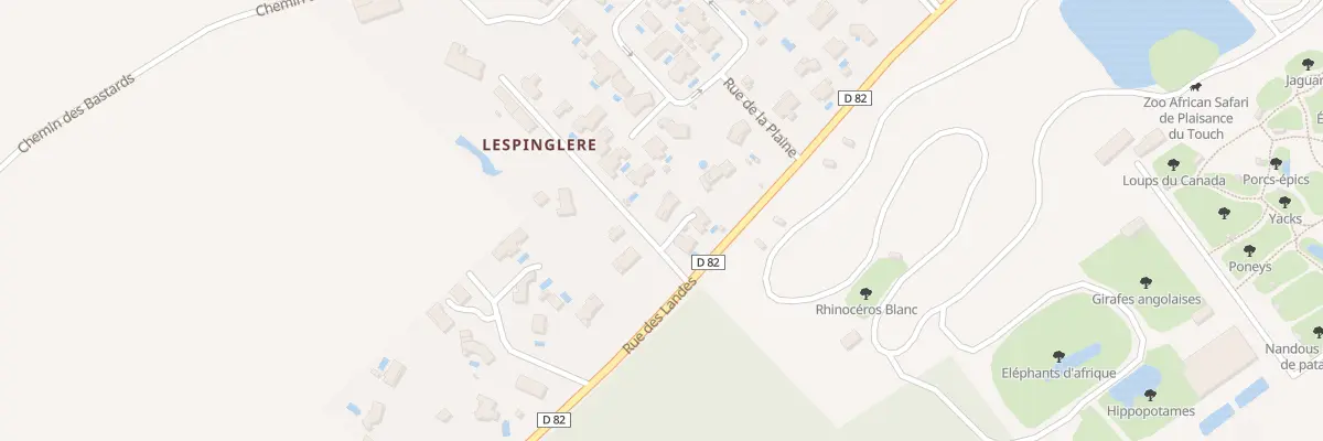 Plan du 60 Rue des Landes à Plaisance-du-Touch