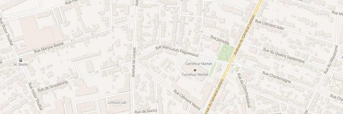 Plan du 35 Rue Jean Louis Paguenaud à Limoges