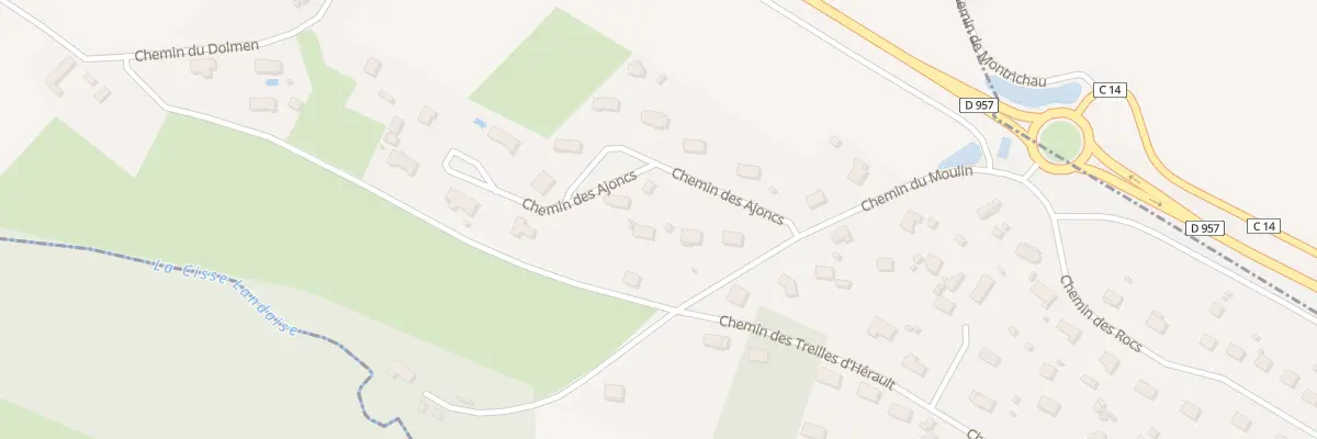 Plan du 3 Che des Ajoncs à Saint-Firmin-des-Prés