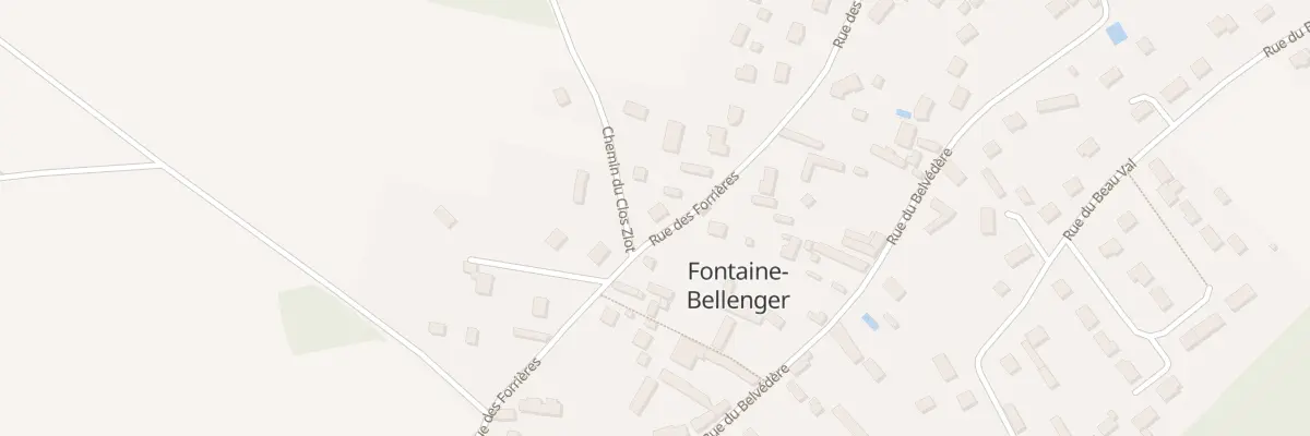Plan du 7 Rue des Forrières à Fontaine-Bellenger