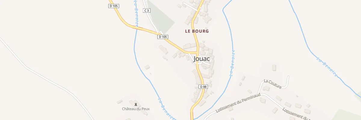 Plan du 1 Rte de Saint Martin à Jouac