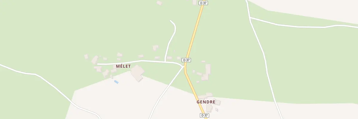 Plan du 8 Melet Sud à Sauzet