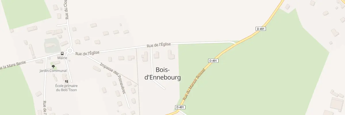 Plan du 576 Rue de l’Eglise à Bois-d’Ennebourg