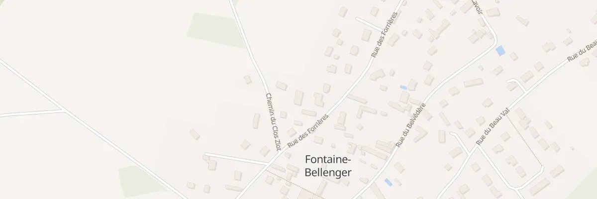 Plan du 11 Rue des Forrières à Fontaine-Bellenger