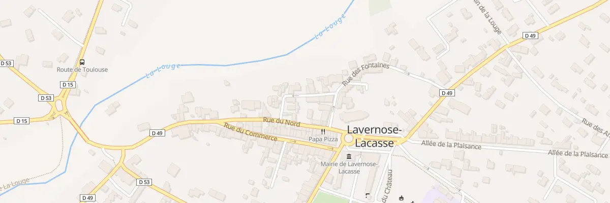 Plan du 6B Rue des Fontaines à Lavernose-Lacasse