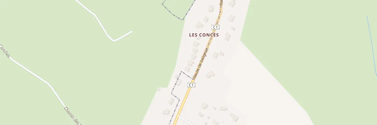 Plan du 2 Les Conces à Condat-sur-Vienne
