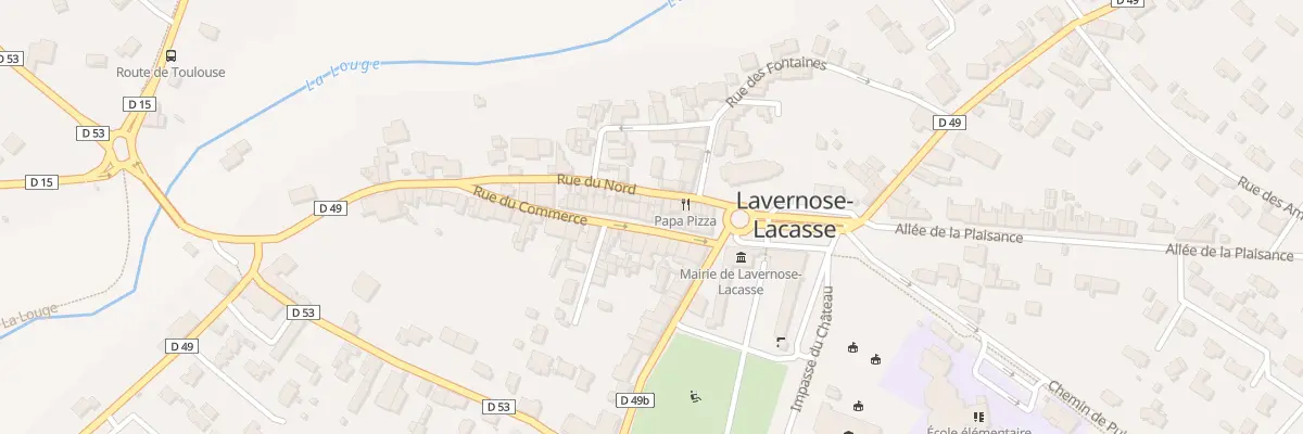 Plan du 14 Rue du Commerce à Lavernose-Lacasse