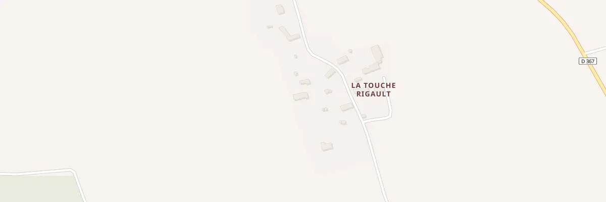 Plan du 10 La Touche Rigault à Dangeau