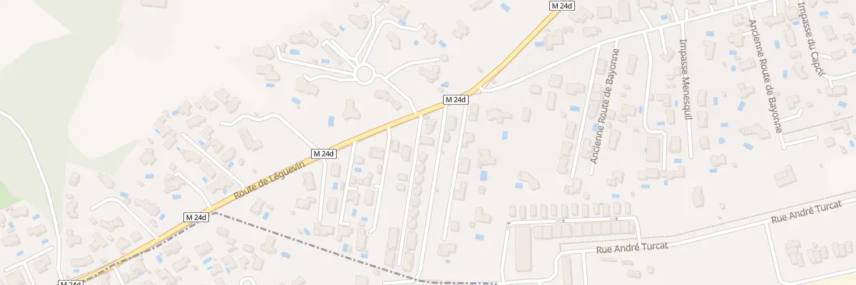 Plan du 83 Rte de Léguevin à Pibrac