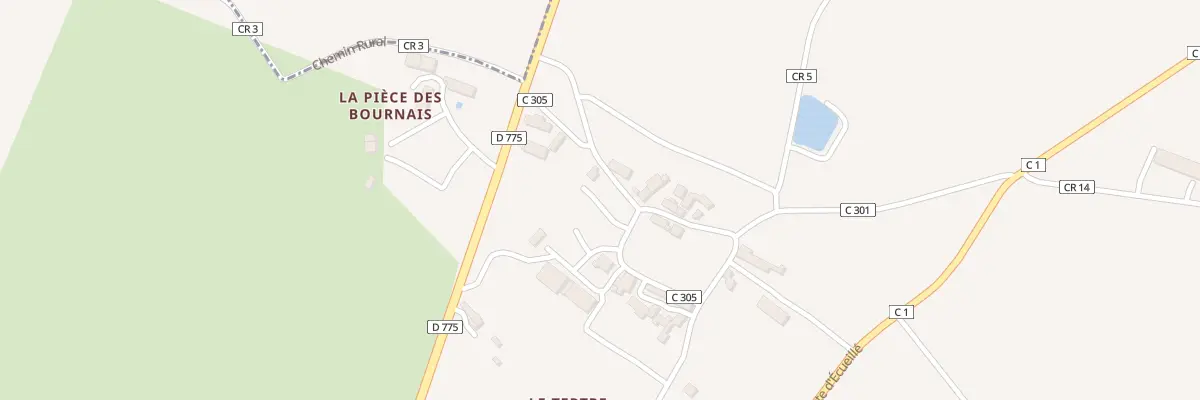 Plan du 6 Le Tertre à Villedômain