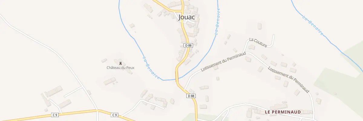 Plan du 5060 Le Bourg à Jouac