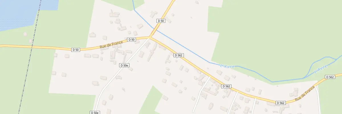 Plan du 25 Rue de France à Saint-Germain-sur-Avre
