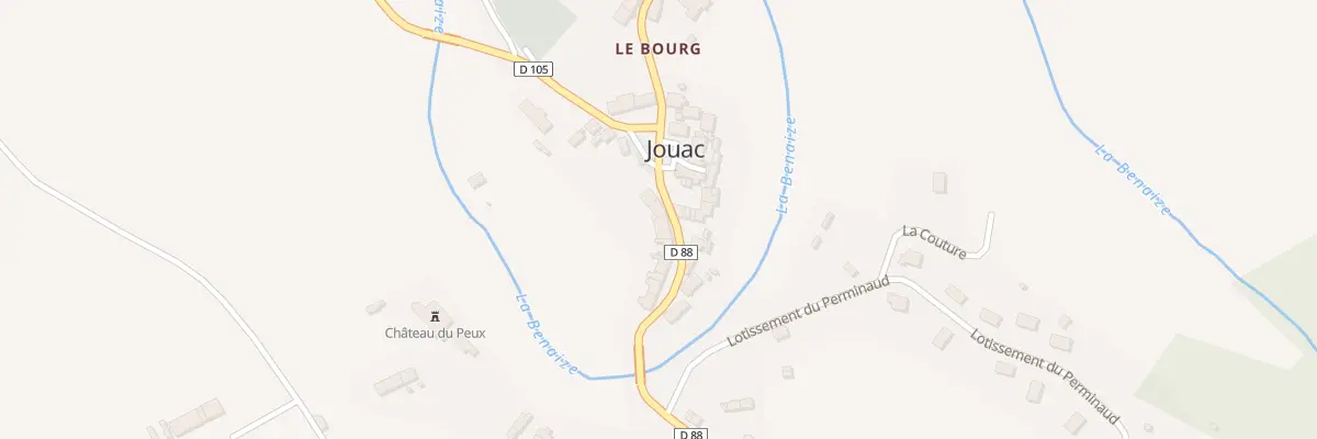 Plan du 4 Rte de Saint Leger à Jouac