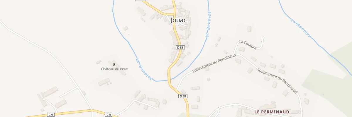 Plan du 14 Rte de Saint Leger à Jouac