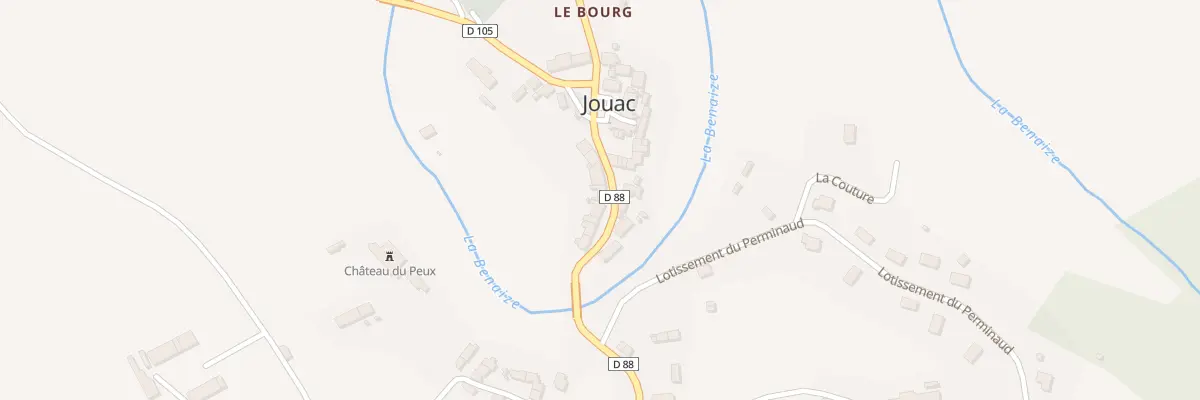 Plan du 8 Rte de Saint Leger à Jouac