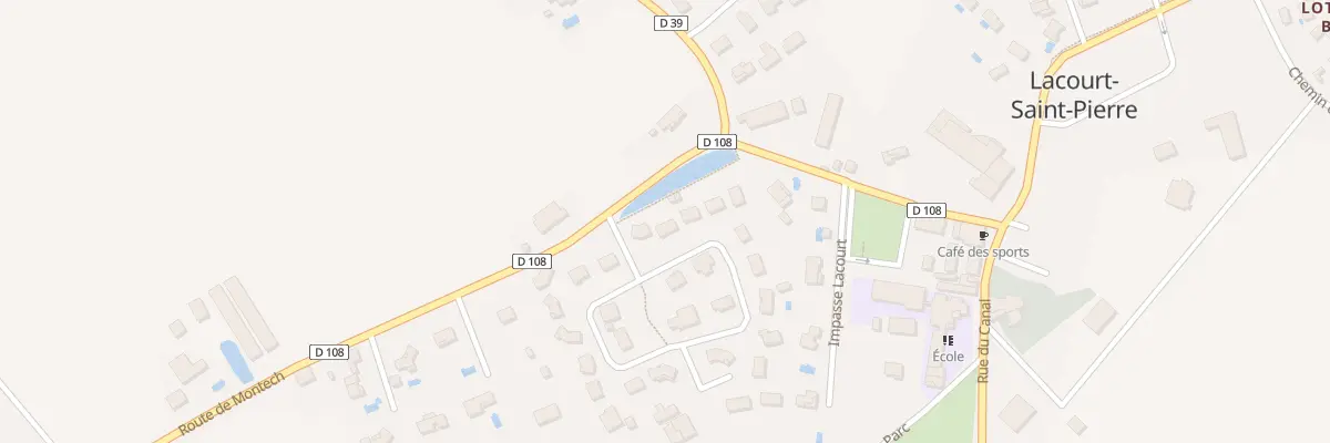 Plan du 5481 Lacourt à Lacourt-Saint-Pierre