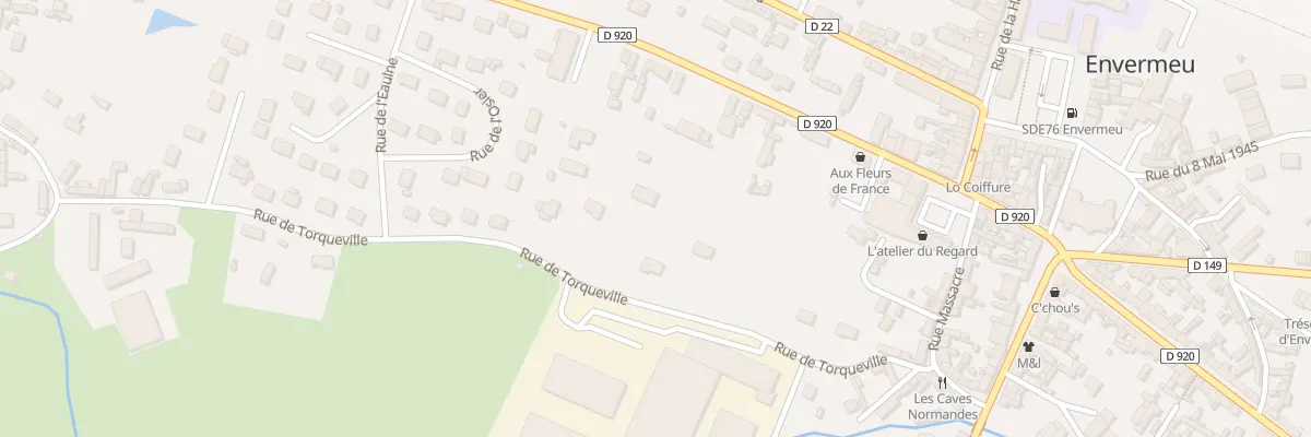 Plan du 4 Rue de Torqueville à Envermeu