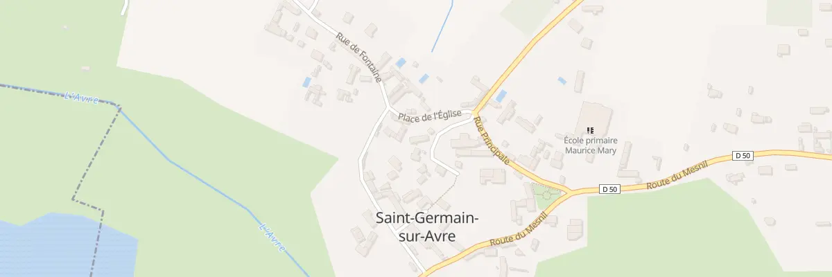 Plan du 8 Pl de l’Eglise à Saint-Germain-sur-Avre