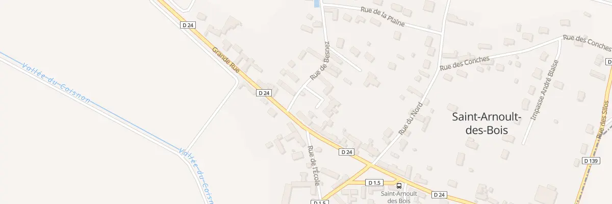 Plan du 42 Grande Rue à Saint-Arnoult-des-Bois