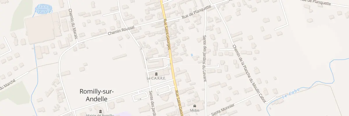 Plan du 73 Rue Saint Georges à Romilly-sur-Andelle