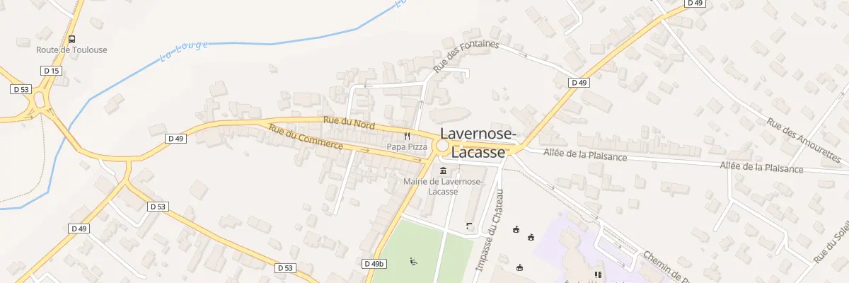 Plan du 6 Pl de la Mairie à Lavernose-Lacasse