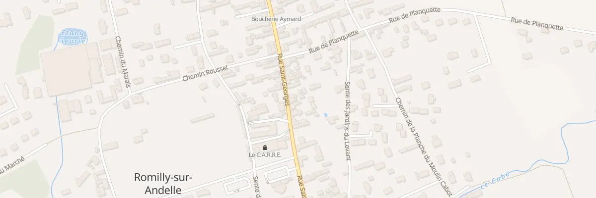 Plan du 59 Rue Saint Georges à Romilly-sur-Andelle