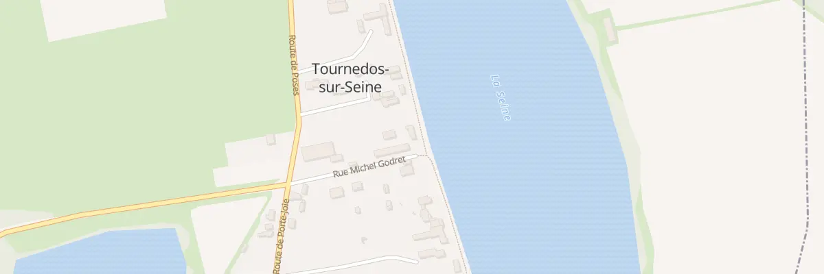 Plan du 1 Rue Michel Godret à Porte-de-Seine
