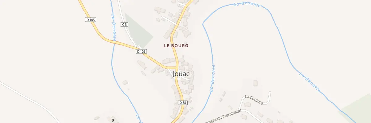 Plan du 2 Rte de Cromac à Jouac