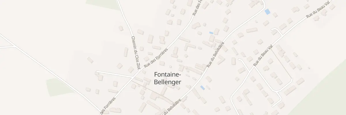 Plan du 10 Rue des Forrières à Fontaine-Bellenger