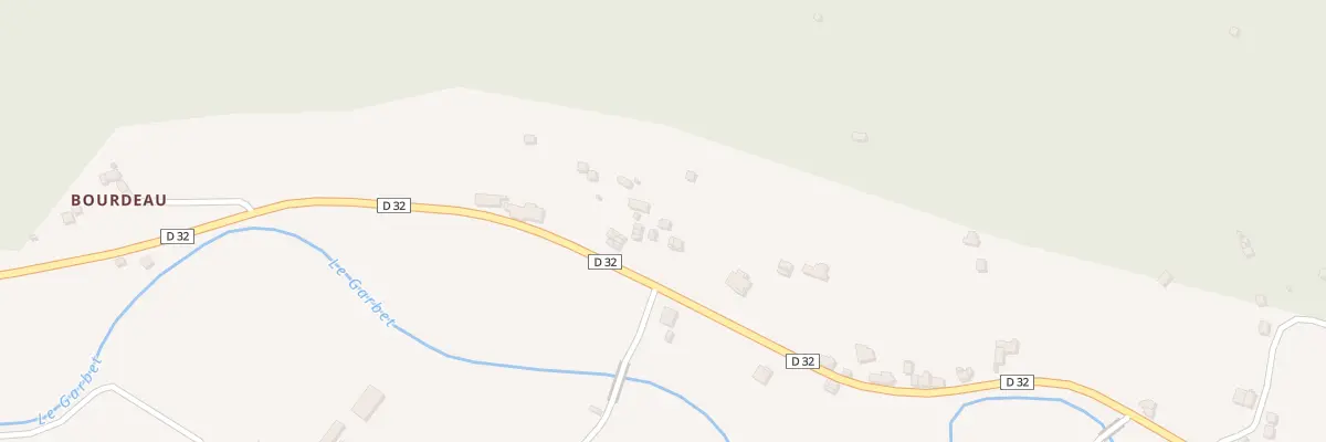 Plan du 1 Le Quer à Ercé