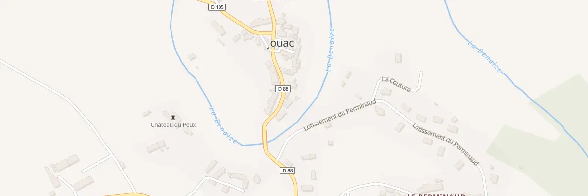 Plan du 3 Rte de Saint Leger à Jouac