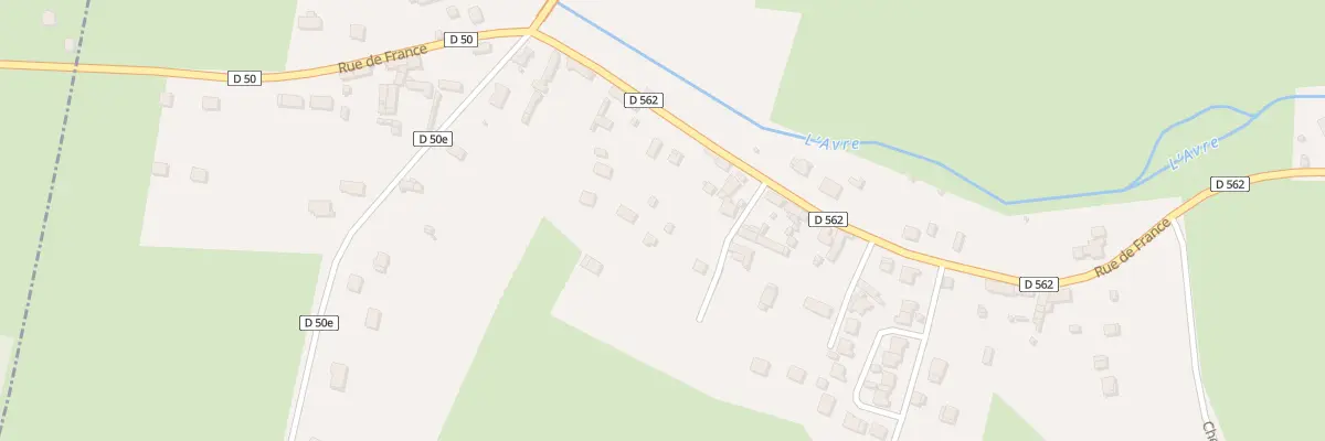 Plan du 33 Rue de France à Saint-Germain-sur-Avre