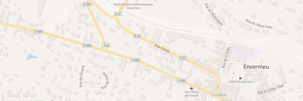 Plan du 5381 Rue Turold à Envermeu