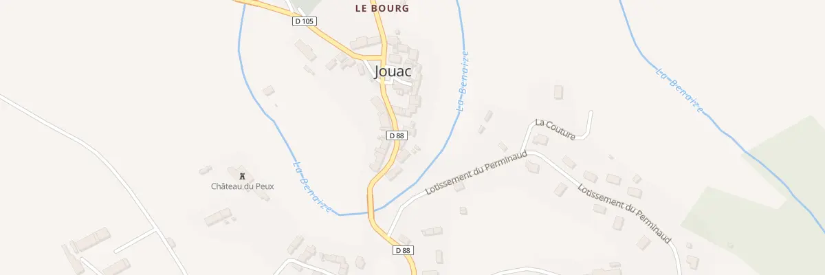 Plan du 1 Rte de Saint Leger à Jouac