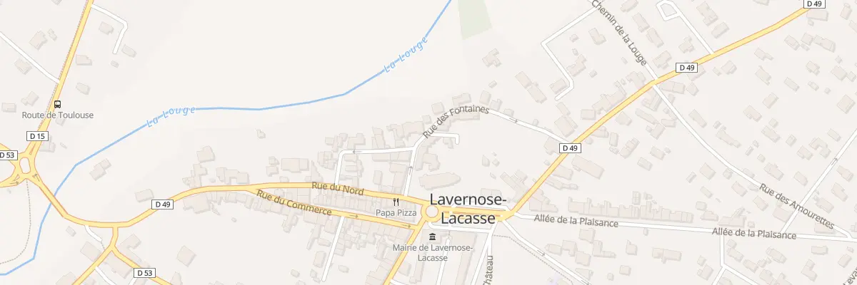 Plan du 10B Rue des Fontaines à Lavernose-Lacasse