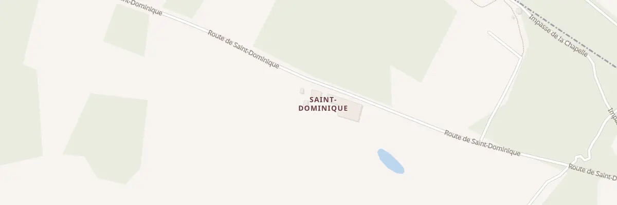 Plan du 2 Rte de Saint-Dominique à Saint-Mesmin