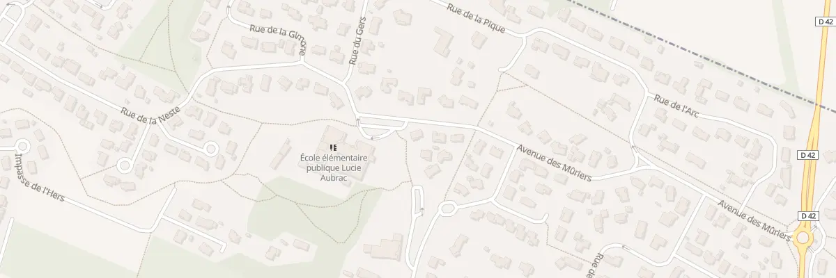 Plan du 47 Av des Muriers à La Salvetat-Saint-Gilles