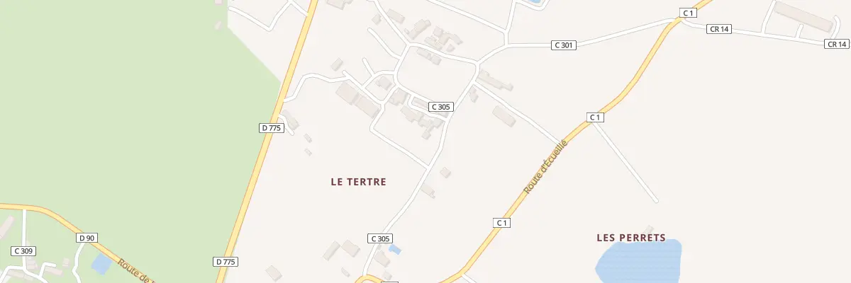 Plan du 16 Le Tertre à Villedômain