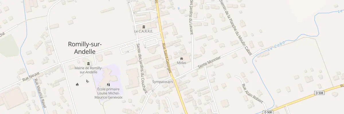Plan du 95 Rue Saint Georges à Romilly-sur-Andelle